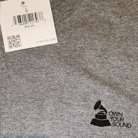 Gray Graphic 68th GRAMMYs Soundwave T-Shirt - Picture 3 of 3